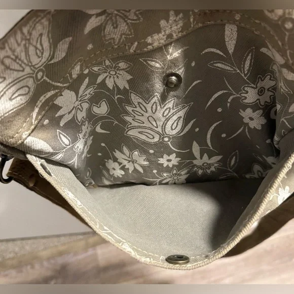 EUC Myra Bag - Blossom Print Canvas & Leather Crossbody Bag - Picture 7 of 10